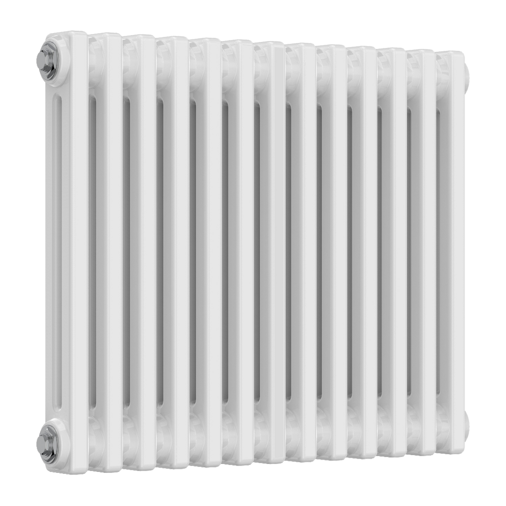 Colona 2 Column Horizontal White Radiator
