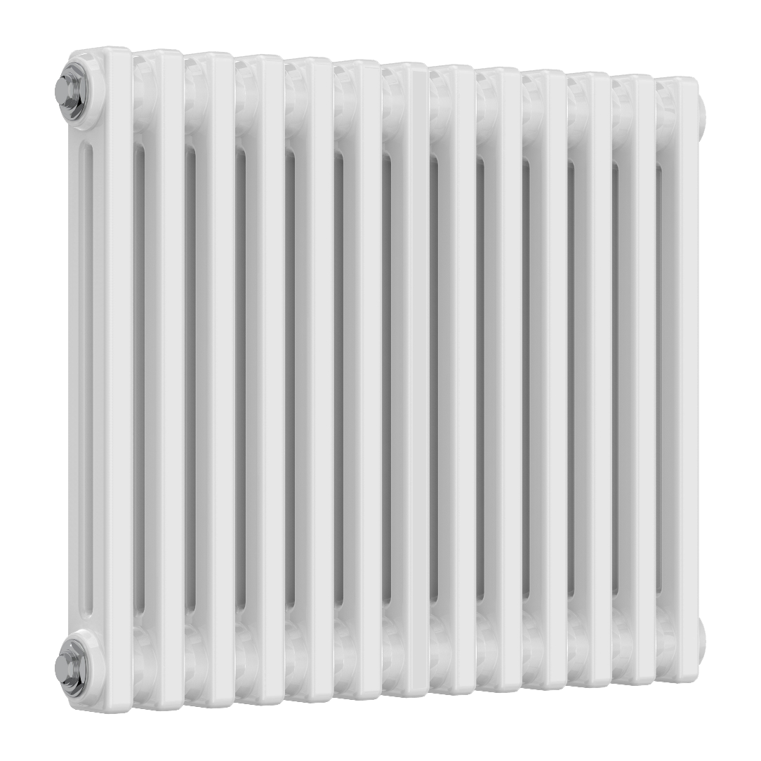 Colona 2 Column Horizontal White Radiator