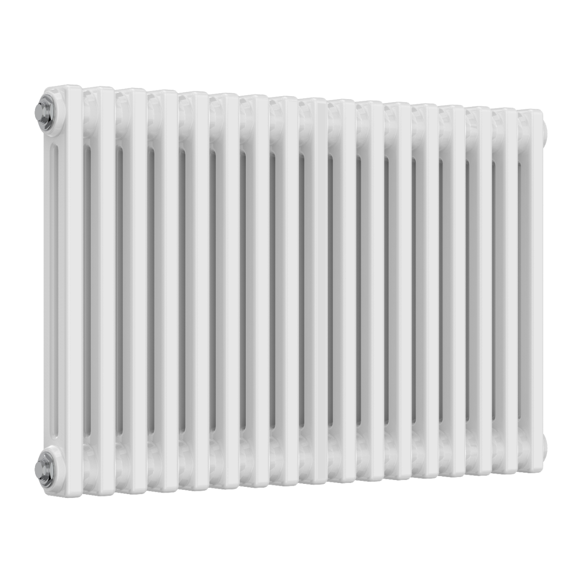 Colona 2 Column Horizontal White Radiator