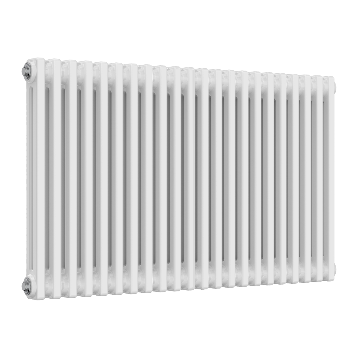 Colona 2 Column Horizontal White Radiator