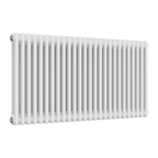 Colona 2 Column Horizontal White Radiator