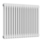 Colona 2 Column Horizontal White Radiator
