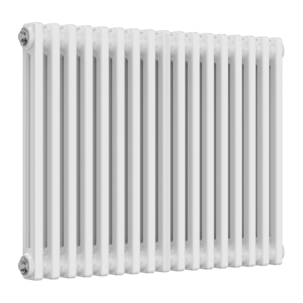 Colona 2 Column Horizontal White Radiator