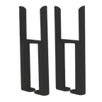 Colona 3 Column Horizontal Anthracite Radiator