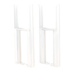 Colona 3 Column Horizontal White Radiator