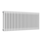 Colona 3 Column Horizontal White Radiator