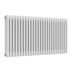 Colona 3 Column Horizontal White Radiator