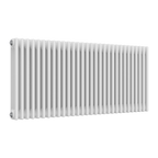 Colona 3 Column Horizontal White Radiator