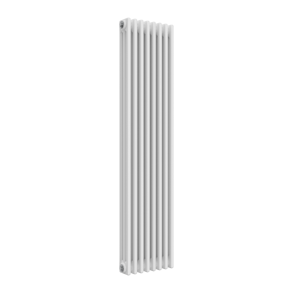 Colona 2 Column Vertical White Radiator