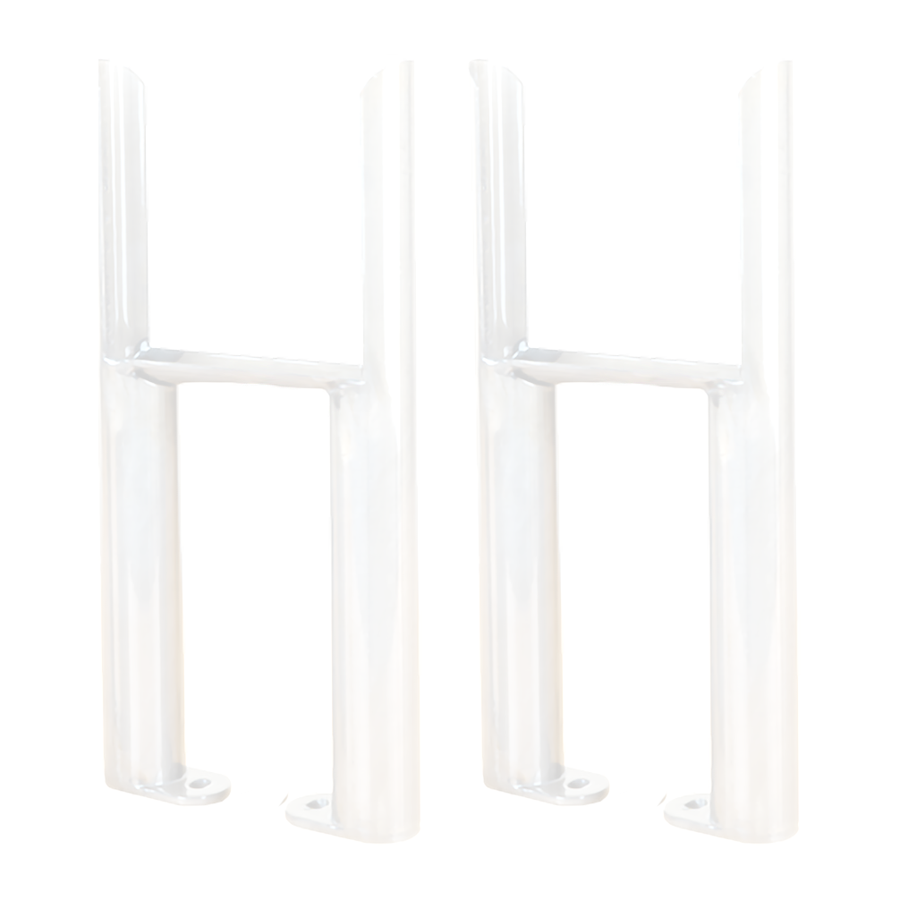 Colona 4 Column Horizontal White Radiator