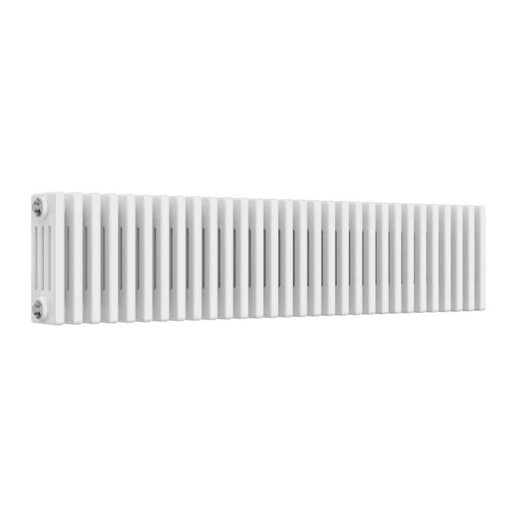 Colona 4 Column Horizontal White Radiator