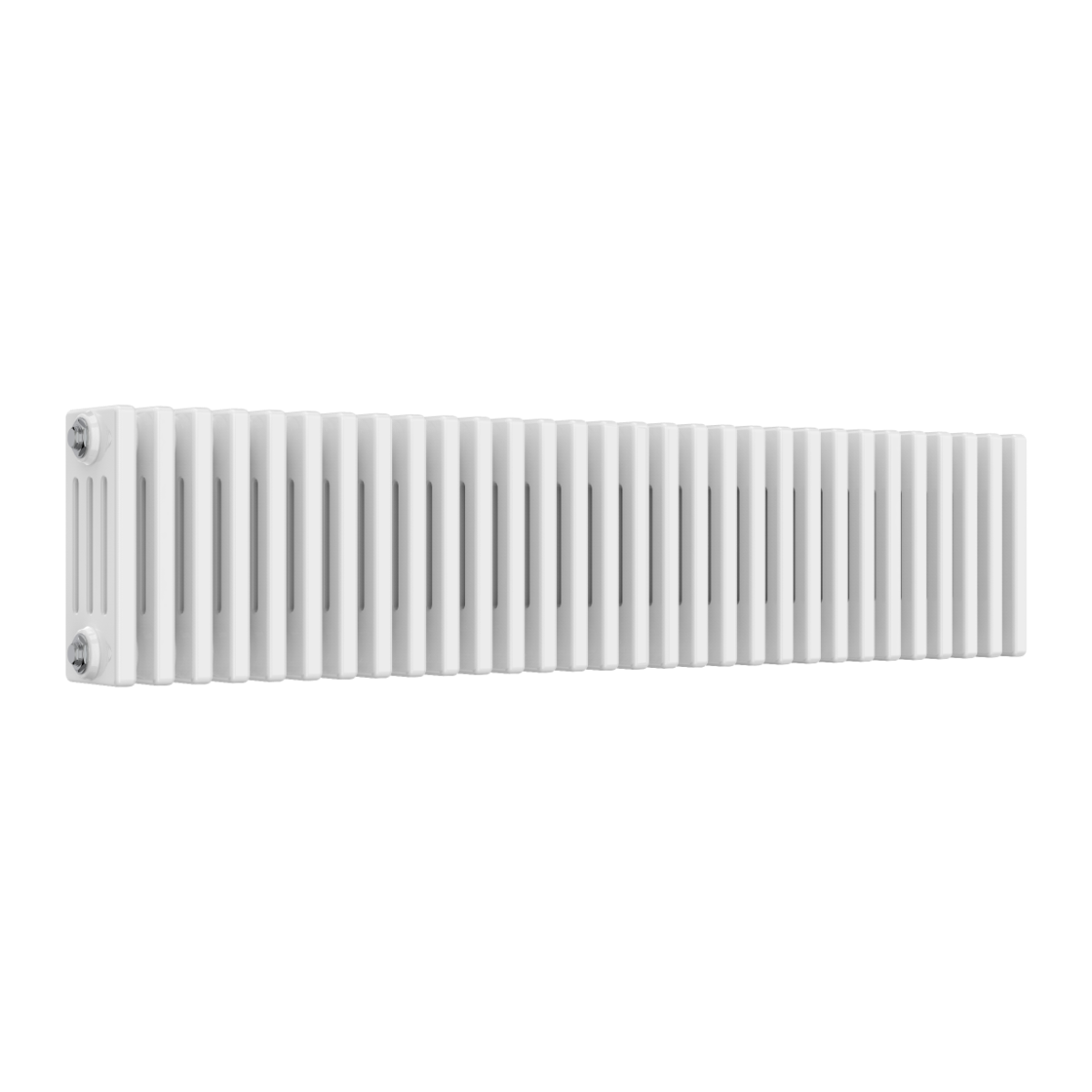 Colona 4 Column Horizontal White Radiator
