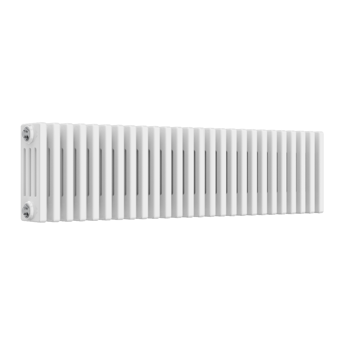 Colona 4 Column Horizontal White Radiator