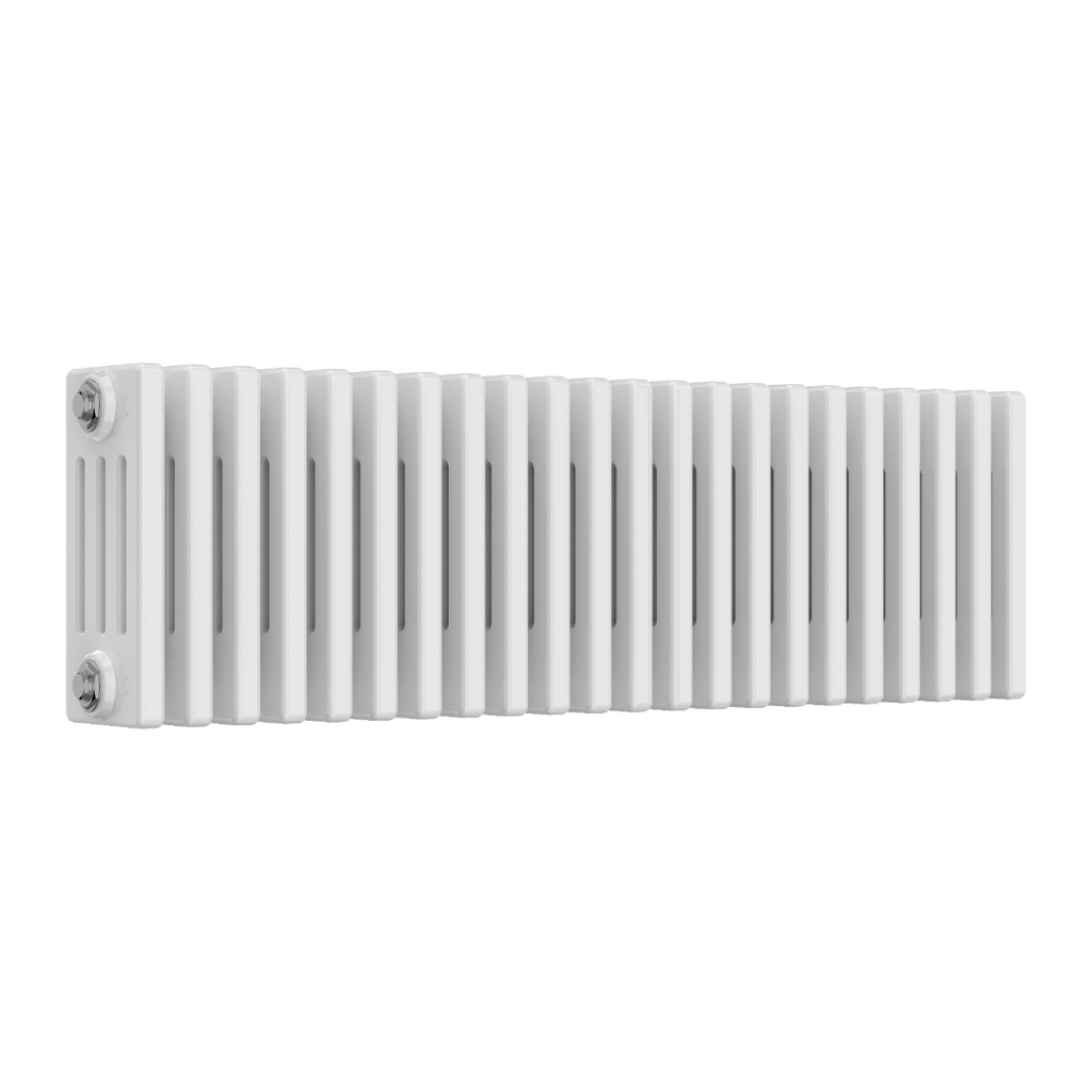 Colona 4 Column Horizontal White Radiator