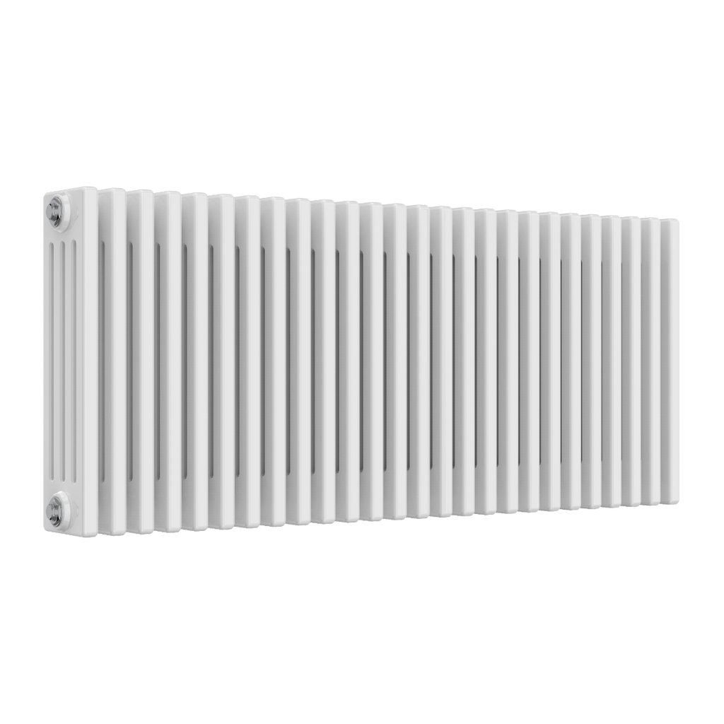 Colona 4 Column Horizontal White Radiator