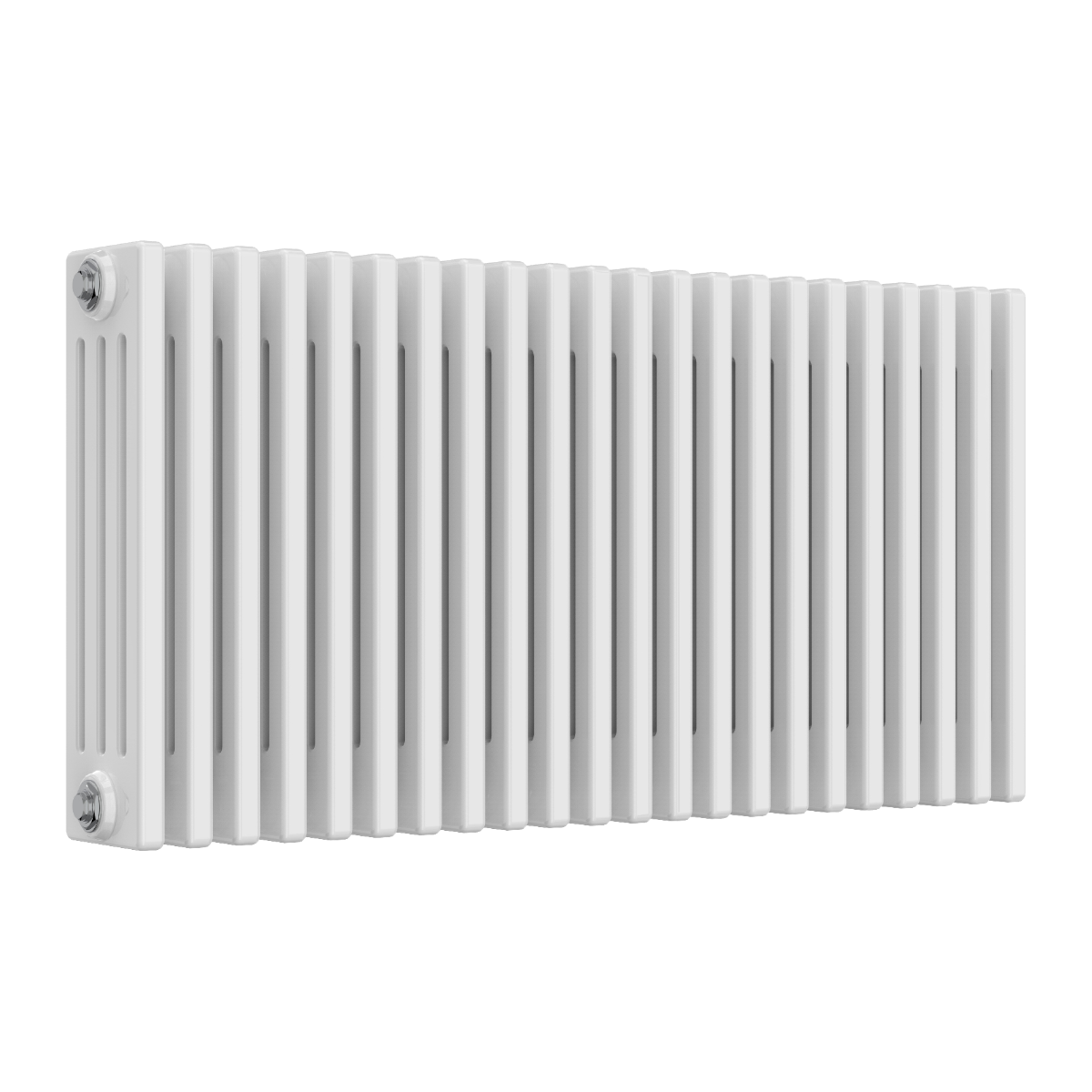 Colona 4 Column Horizontal White Radiator