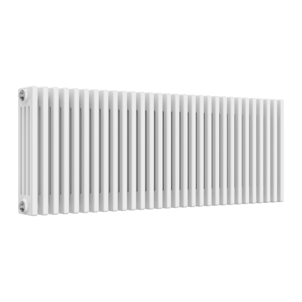 Colona 4 Column Horizontal White Radiator