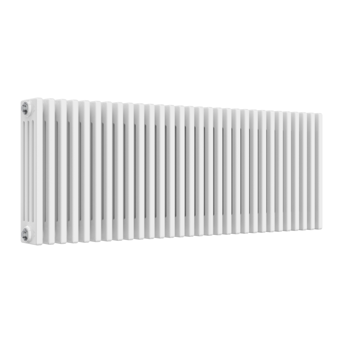 Colona 4 Column Horizontal White Radiator