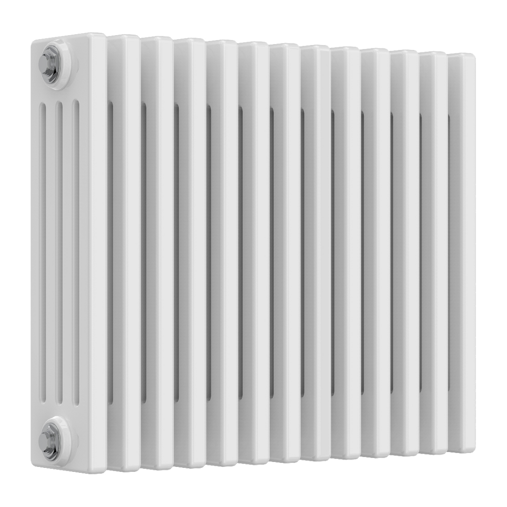Colona 4 Column Horizontal White Radiator