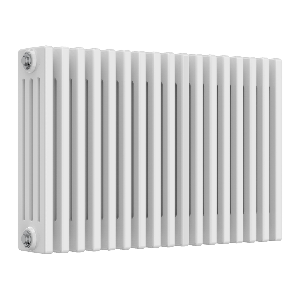 Colona 4 Column Horizontal White Radiator