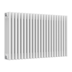 Colona 4 Column Horizontal White Radiator