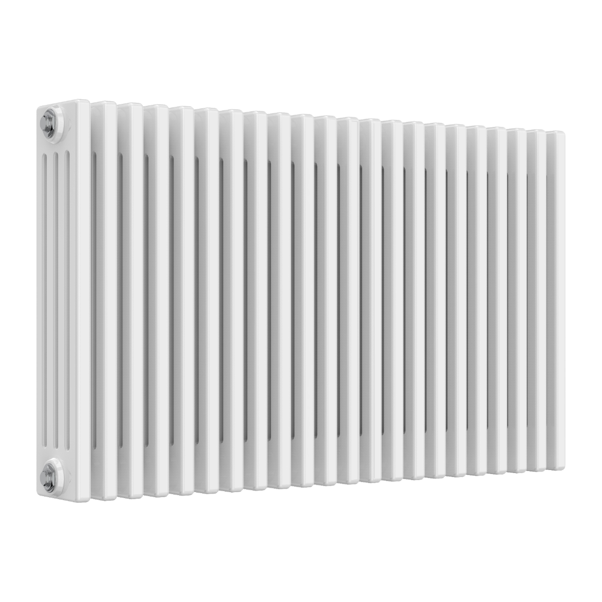 Colona 4 Column Horizontal White Radiator