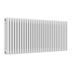 Colona 4 Column Horizontal White Radiator