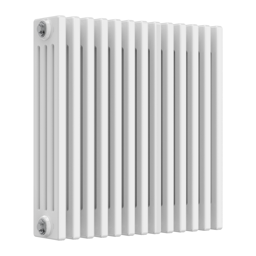 Colona 4 Column Horizontal White Radiator