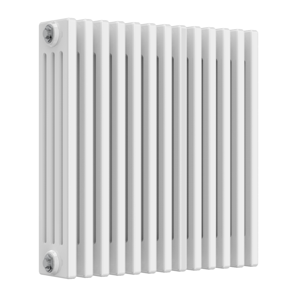 Colona 4 Column Horizontal White Radiator