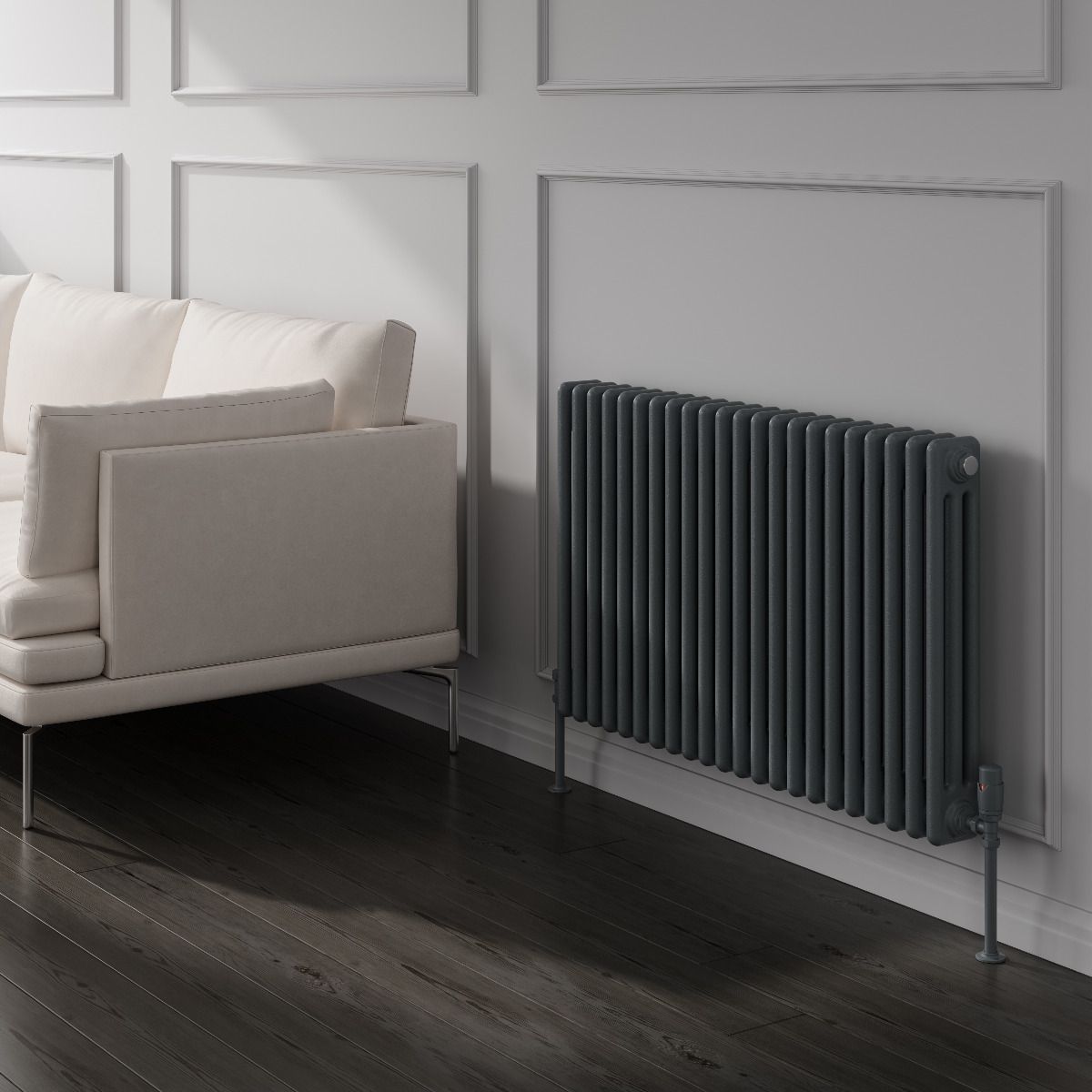 Colona 3 Column Horizontal Anthracite Radiator