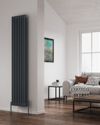 Colona 3 Column Vertical Anthracite Radiator