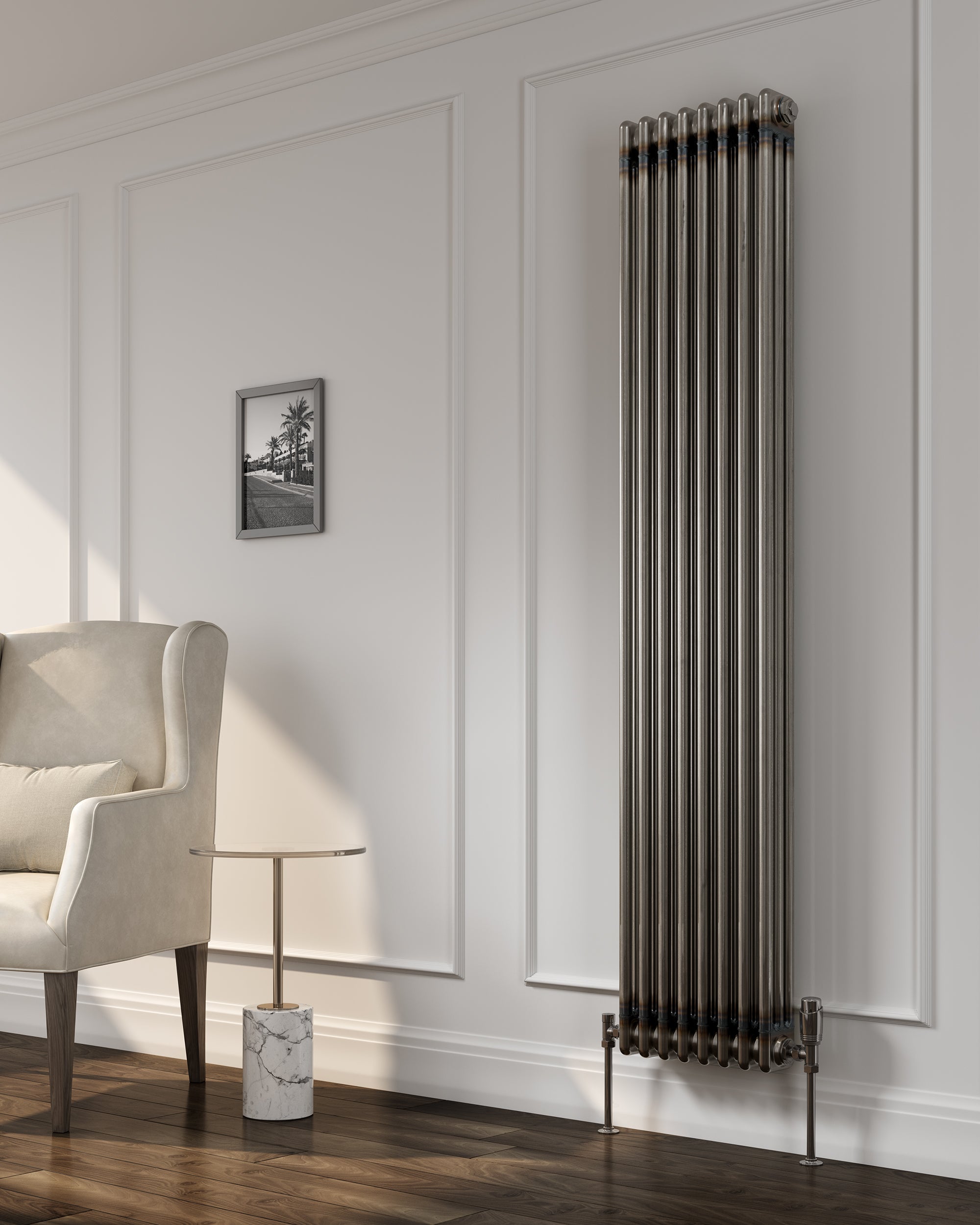 Colona 2 Column Vertical Laquer (Raw Material Steel) Radiator