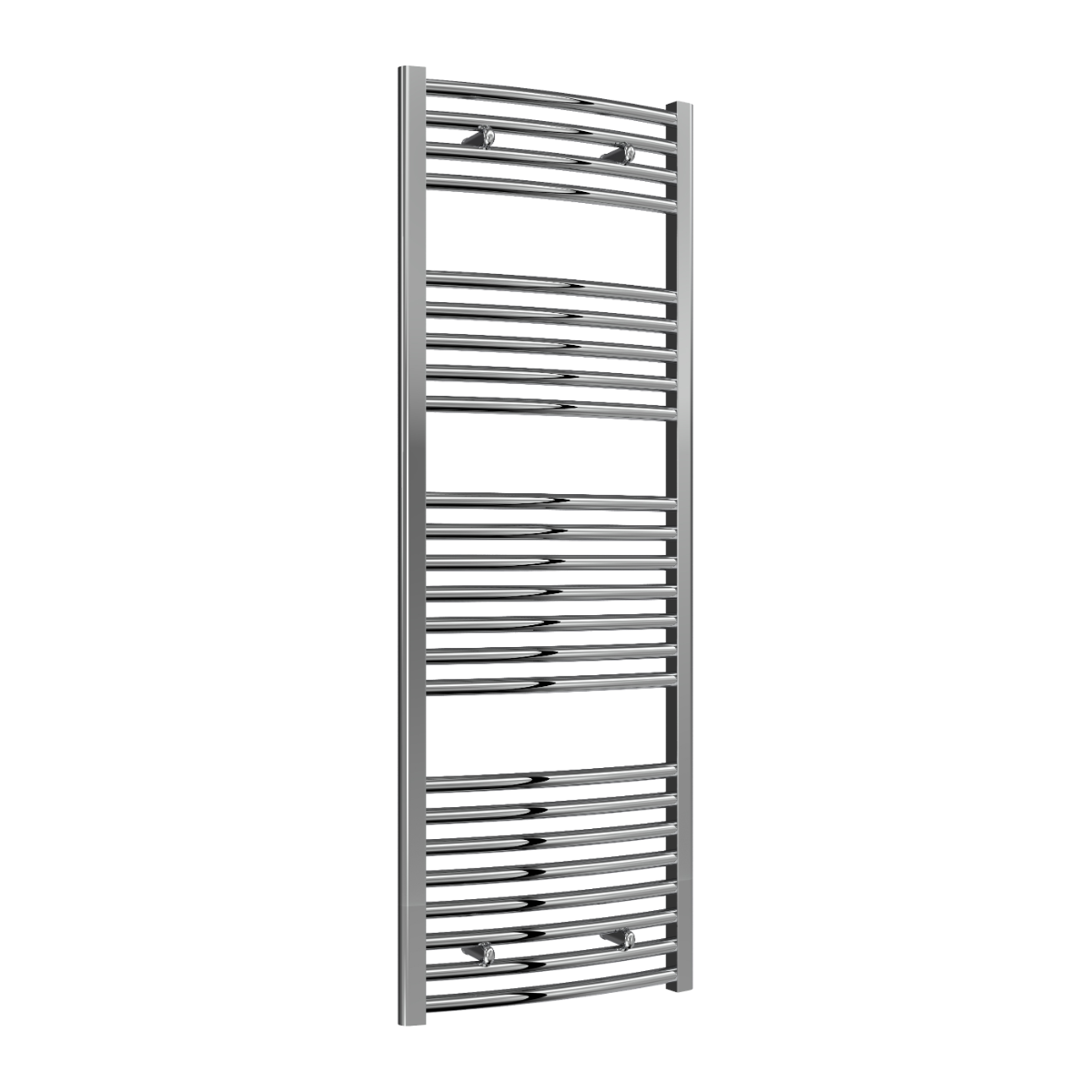Diva Chrome Curved 25mm Towel Rail