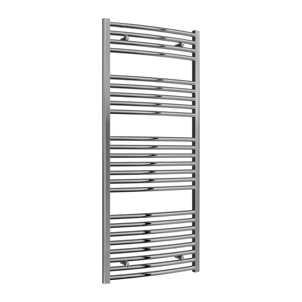 Diva Chrome Curved 25mm Towel Rail
