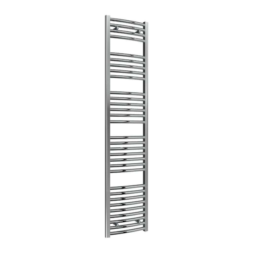 Diva Chrome Curved 25mm Towel Rail