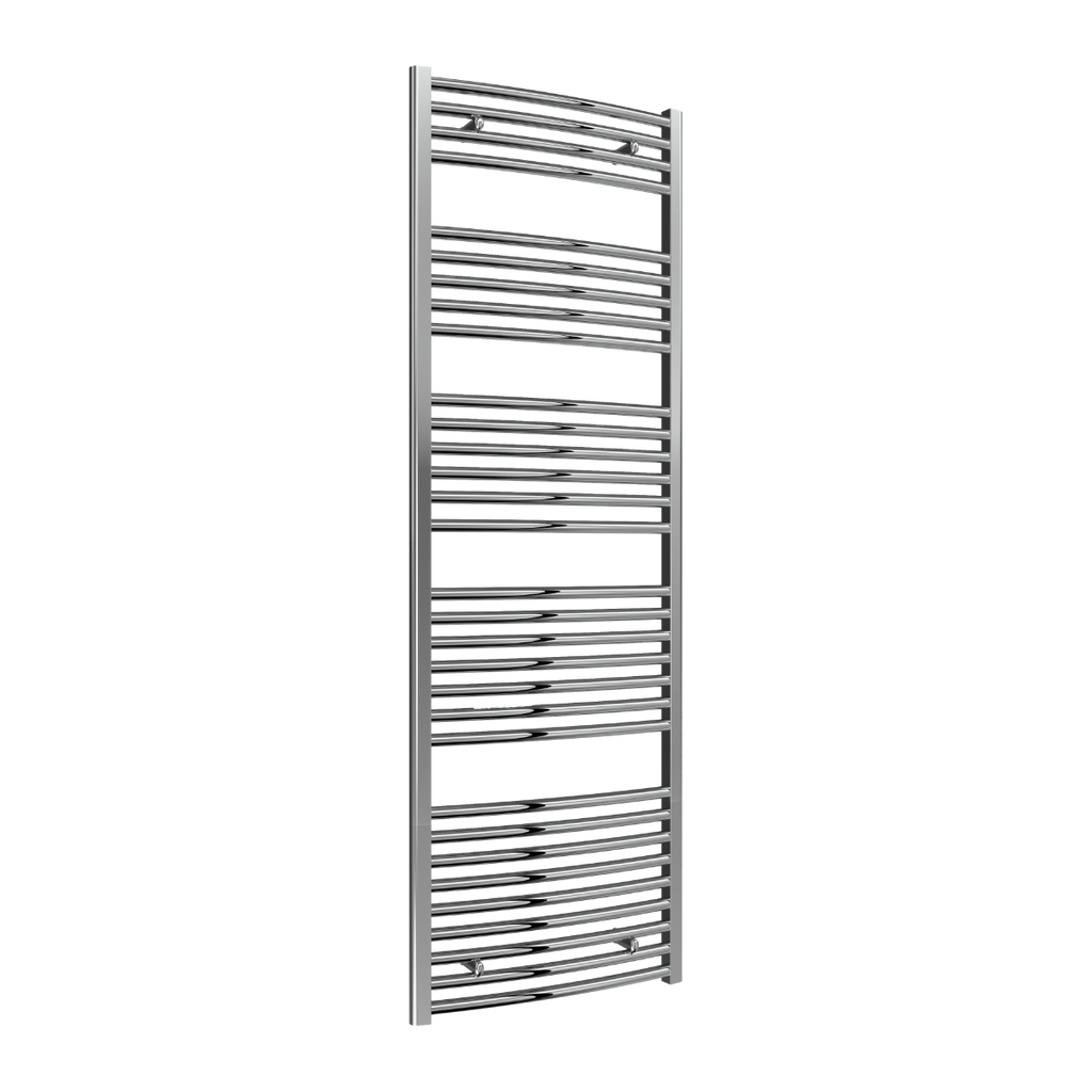 Diva Chrome Curved 25mm Towel Rail