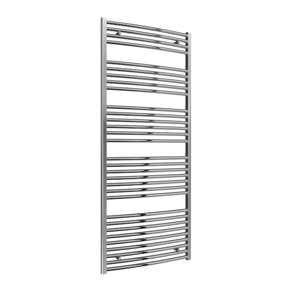 Diva Chrome Curved 25mm Towel Rail