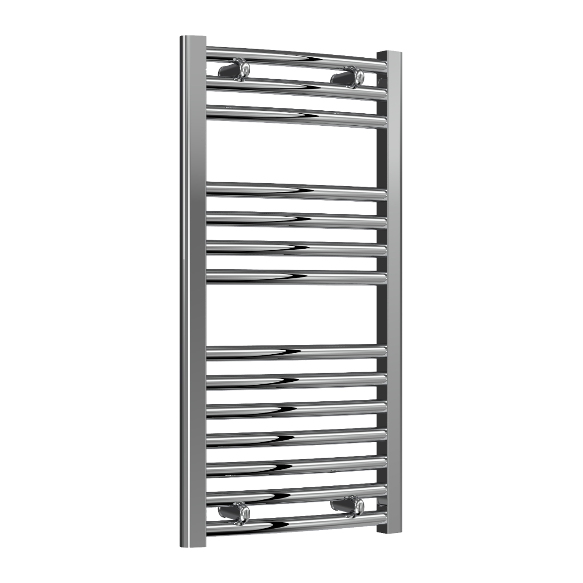 Diva Chrome Curved 25mm Towel Rail