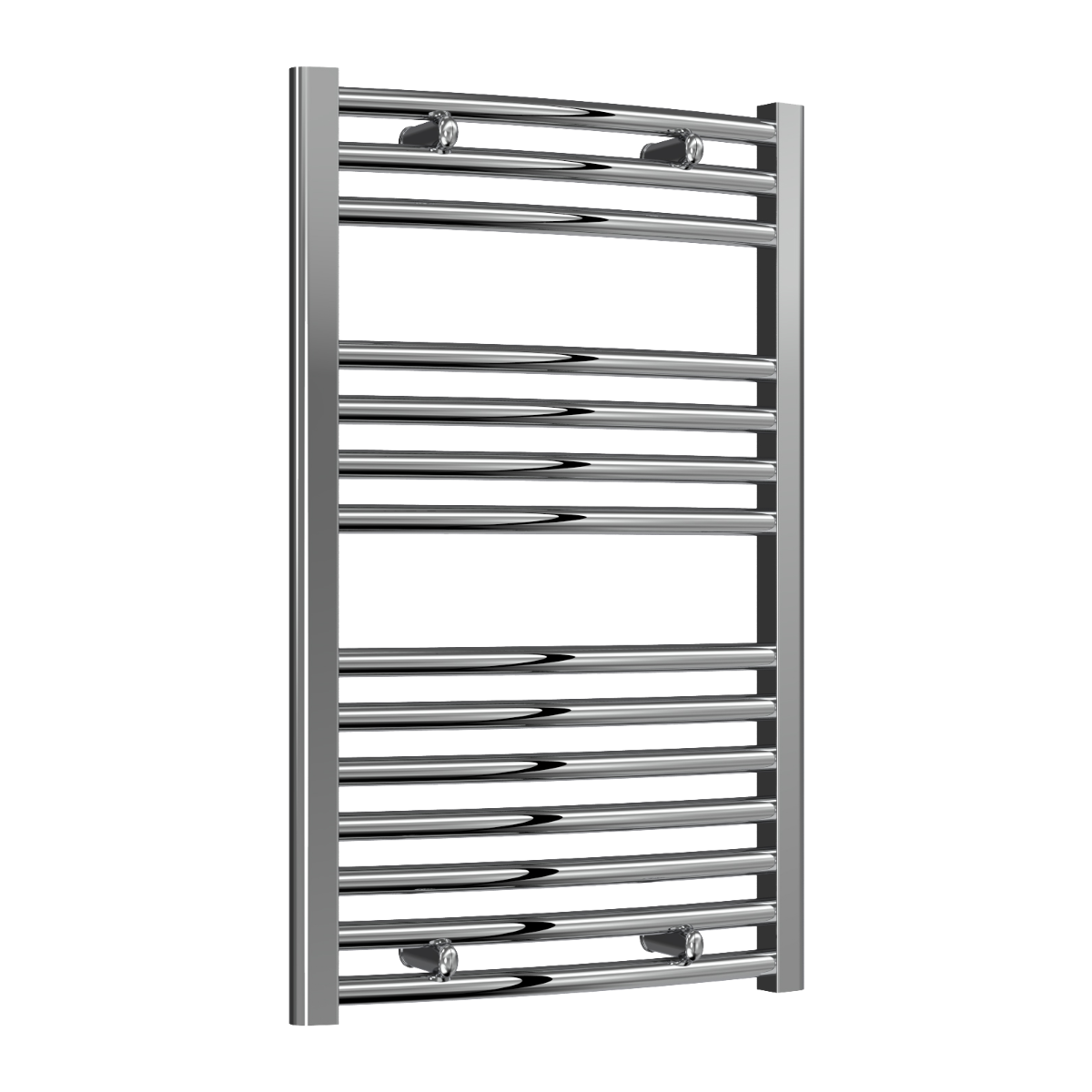 Diva Chrome Curved 25mm Towel Rail