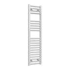 Diva White Flat Mild Steel Towel Rail