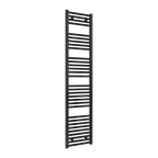 Diva Black Flat Mild Steel Towel Rail