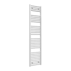 Diva White Flat Mild Steel Towel Rail