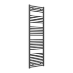 Diva Anthracite Flat Mild Steel Towel Rail