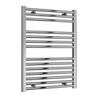 Diva Chrome Flat 25mm Towel Rail