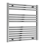 Diva Chrome Flat 25mm Towel Rail