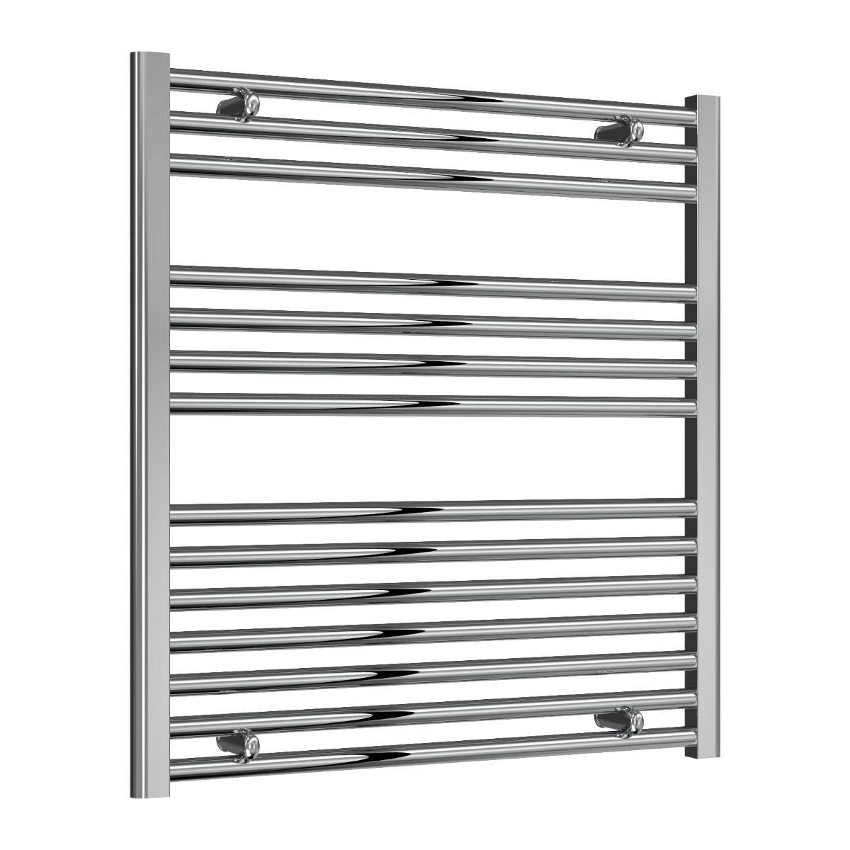 Diva Chrome Flat 25mm Towel Rail