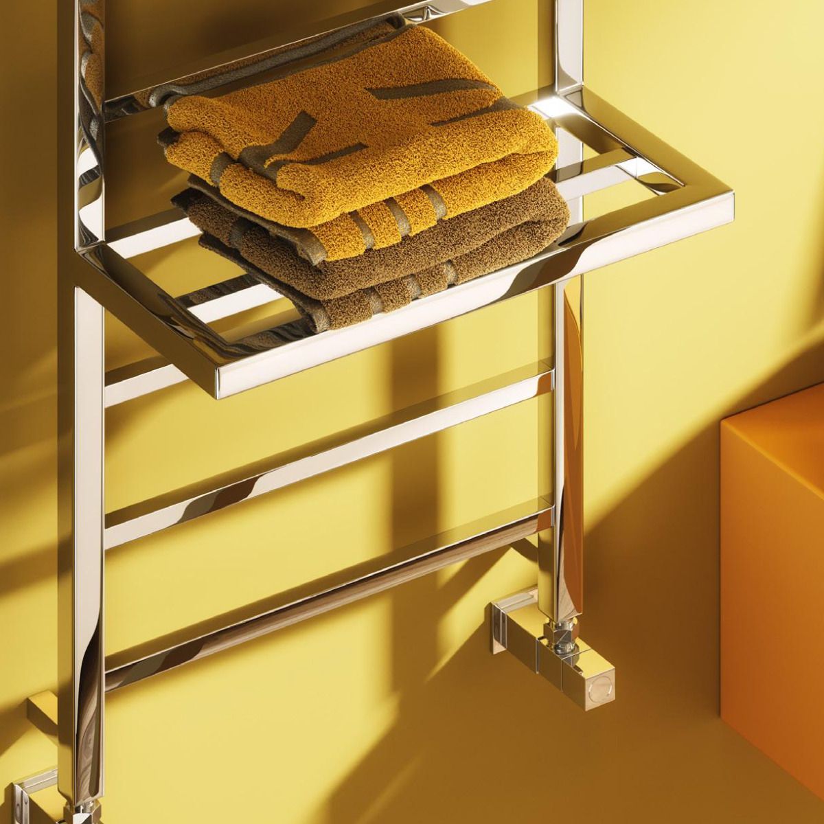 Elvina 2 Mild Steel Towel Rail