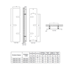 Fiore Mild Steel Towel Rail