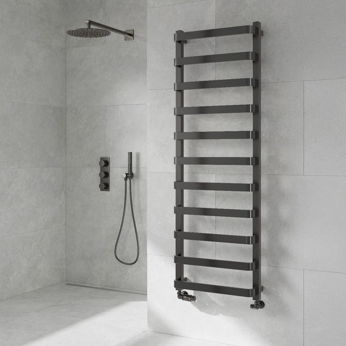 Flora Mild Steel Towel Rail