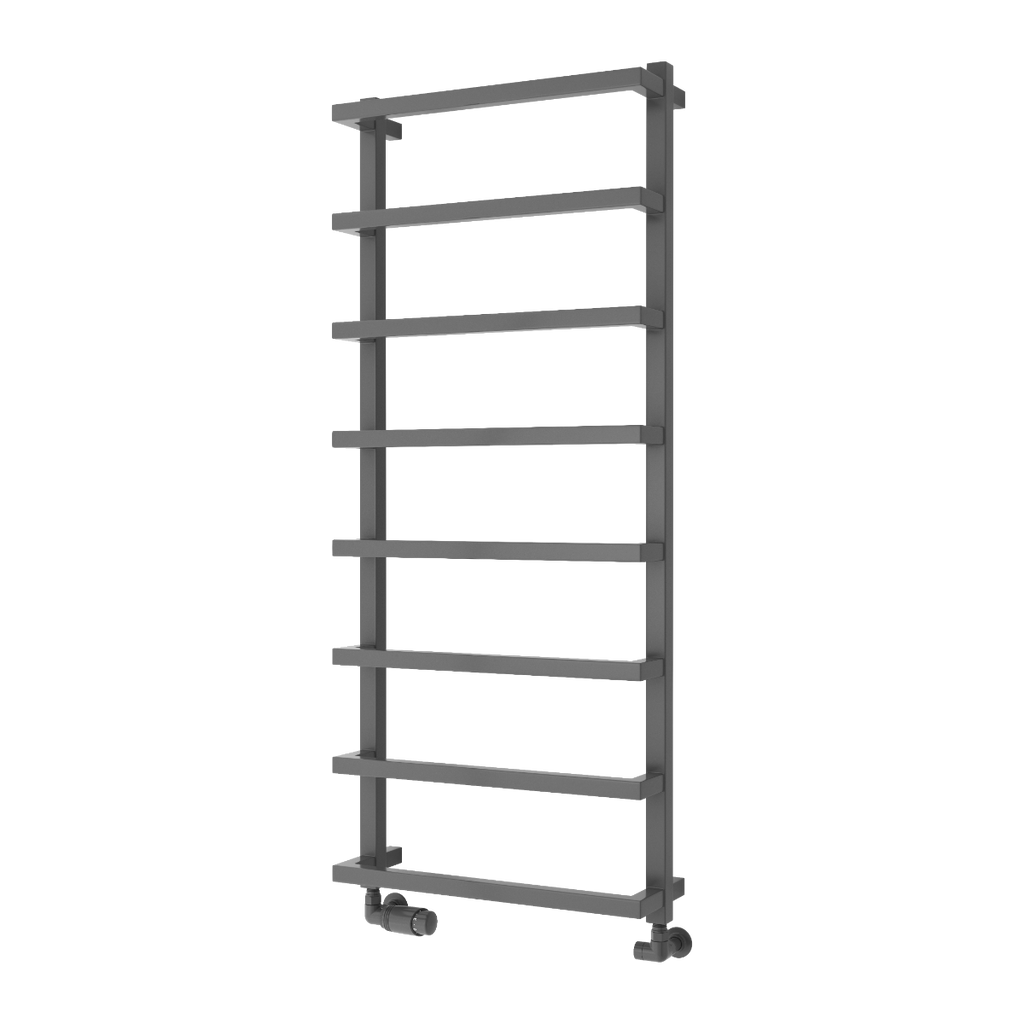 Glora Mild Steel Towel Rail - Anthracite